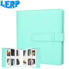 Album Lerp PU Leather 256 Pockets Mini Foto Album 3 Inch Photo Album