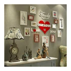 Family Photo Frame Romantic Love You Heart Family Memory Photo 13pcs Frame Sets