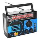 FP-259BT-S USB TF 18650 Multiband Portable Radio FM AM SW Portable Solar Radio With Torch Light