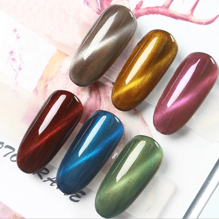 Web celebrity manicure blue cat eye nail oil glue small red book with 2020 hot style new color nail polish gel fairy white OME