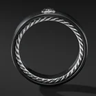 Diamond Ring Rings VERENA Fashion Delicate Black Diamond Titanium Stainless Steel Ring For Men Jewelry