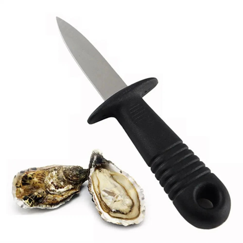 Hot Sale Shellfish Tools Knife Mussel Oyster Knife Seafood Opener Tools Stainless Steel Oyster Shucking Knife With PP Handle