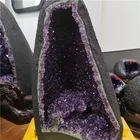 Natural Amethyst Feng Shui Ornament Natural Amethyst Hole For Fend Off Misfortune And Bless Lucky