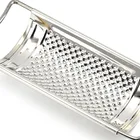 Set Of 3 Multi-purpose Kitchenware Graters Hand Held Stainless Steel 3 Different Grate Sizes Cheese Zester