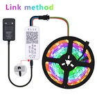 Led Led Strip Led Rgbic 12V Smart 5M RGBIC 2811 WS2811B APP Dreamcolor WS2811 LED Strip Lights