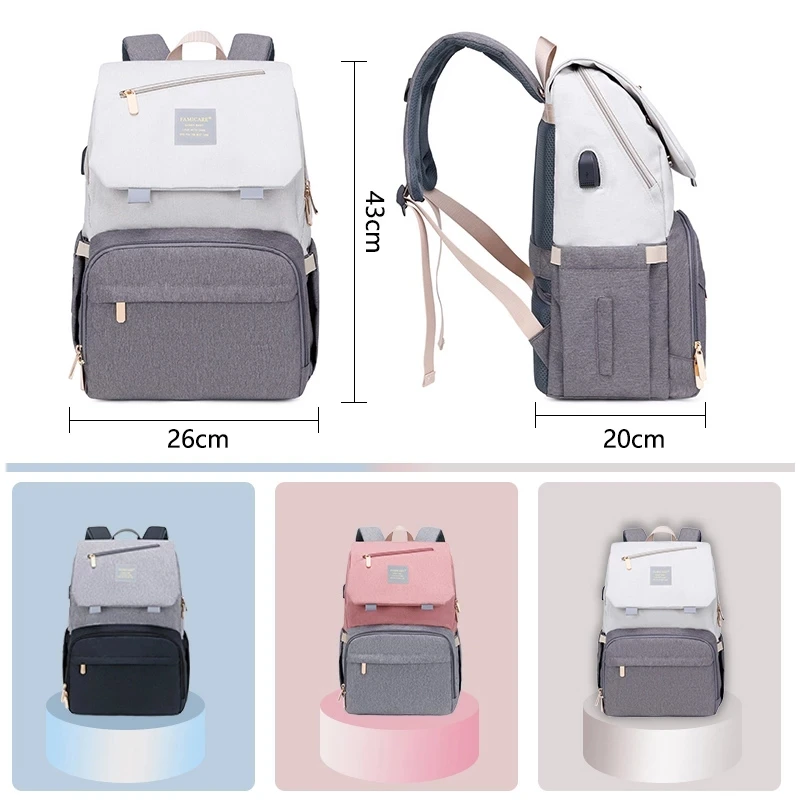 Maternity pack Multi-functional shoulder mother-baby bag 2024 new mommy bag waterproof backpack