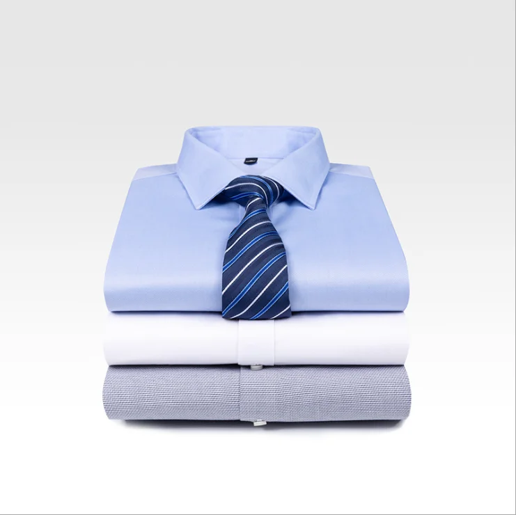 100% Cotton Shirts White Dress Shirts 