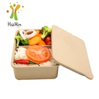 Plant Box Rice Husk Bento Lunch Box Chinese Product Pure Plant Material Rice Husk Bento Kids Children Lunch Box School
