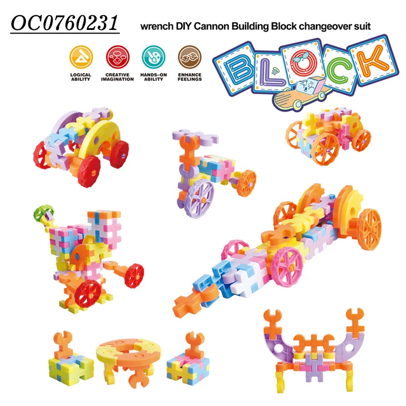 Newest children's assembled montessori building blocks stacking toys baby