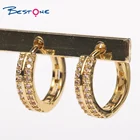 Jewelry 2021 Hot Sale 14K Gold Plated Zircon Hoop Earrings For Women Jewelry