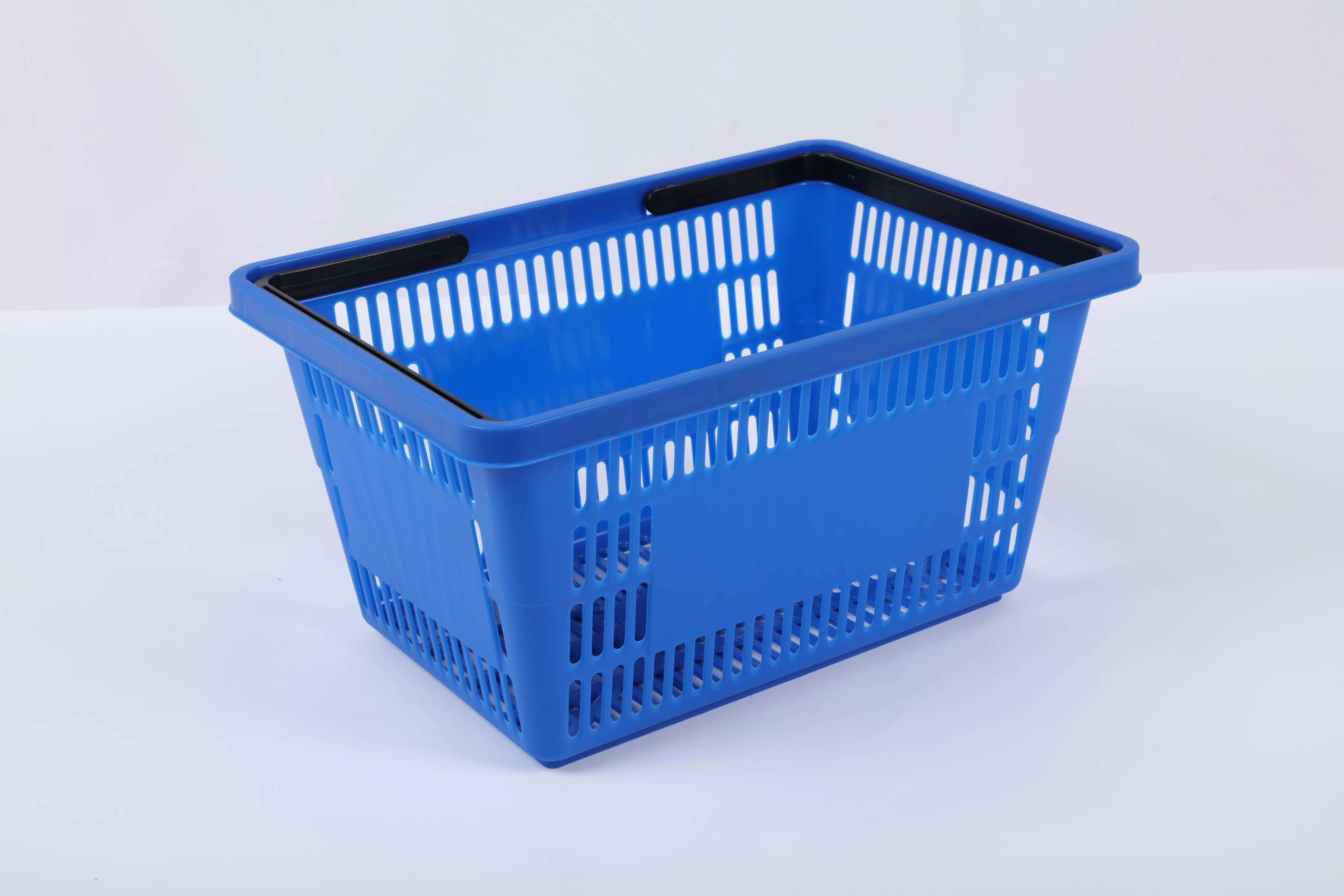 Multifunction Eco-friendly Customized Supermarket Grocery PP Plastic Mesh Storage Basket with Handle details