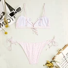 Beachwear Sexy Bikini 2021 Summer Swimwear Beachwear Pink Manufacturers Custom Logo Swimsuit