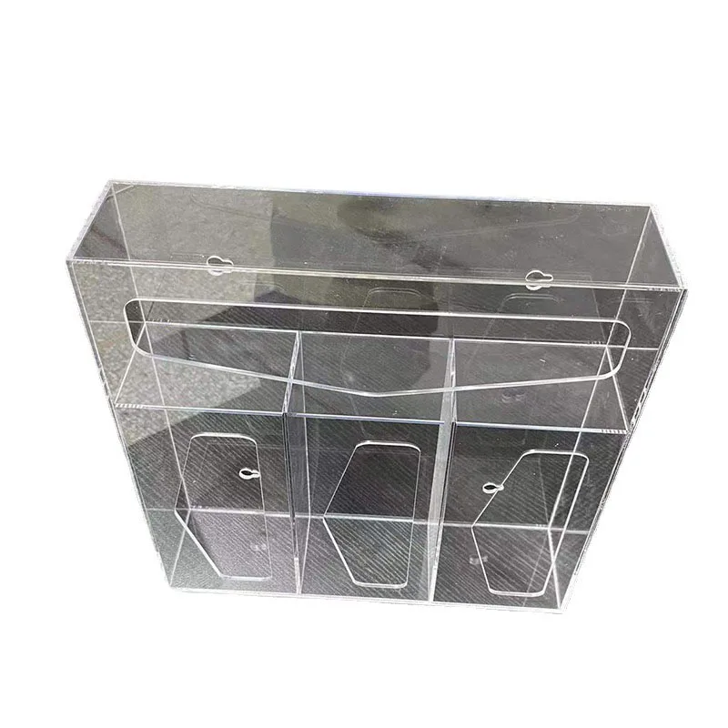 Acrylic multifunctional garbage bag storage box plastic bag storage box freezer bag storage box