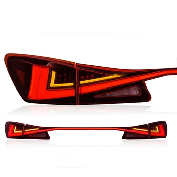 Full LED for Lexus IS250 IS350 ISF 2006 2007 2008 2009 2010 2011 2012 Auto Rear Lamp Bump Light for Lexus IS 250 Taillights