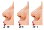 Jewelry Piercing Nose Piercing Nose Ring Piercing Heart L Shape Prong Set CZ Nose Ring Jewelry Body Piercing Jewelry