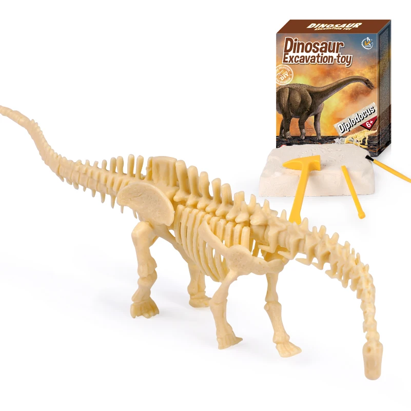 Kinzel Kit Excavation Skeleton Dinosaurs For Choice To Assemble/Collectioner 