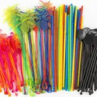 Cocktail Cocktail Bar Drink Stirrer Beautiful Decorative Plastic Bar Cocktail Drinking Stirrer