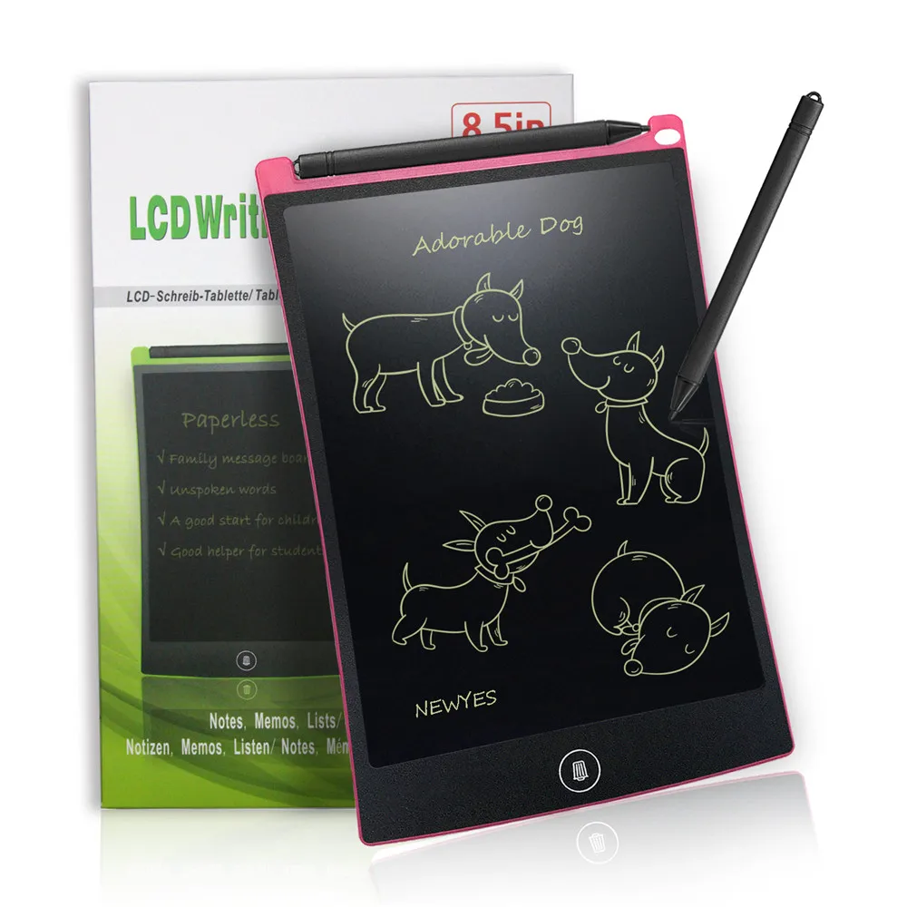 8.5" LCD Writer Paperless Memo Pad Tablet Writing Drawing Graphics Board Kids 