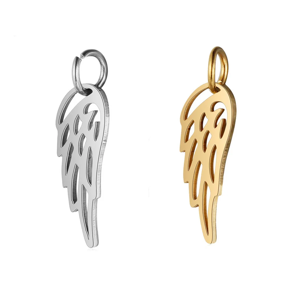 Stainless Steel Angel Wing Rose Gold 