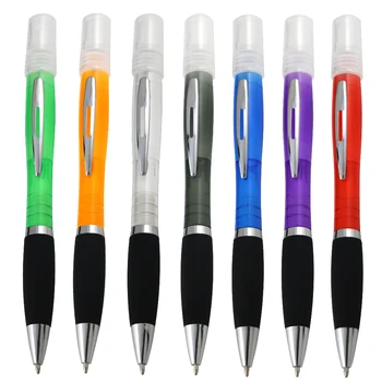 Gadgets School Office Sanitizer Ball Pen 2 in 1 Atomizer Antibacterial Pen Pocket Portable Sanitizer Spray Pen