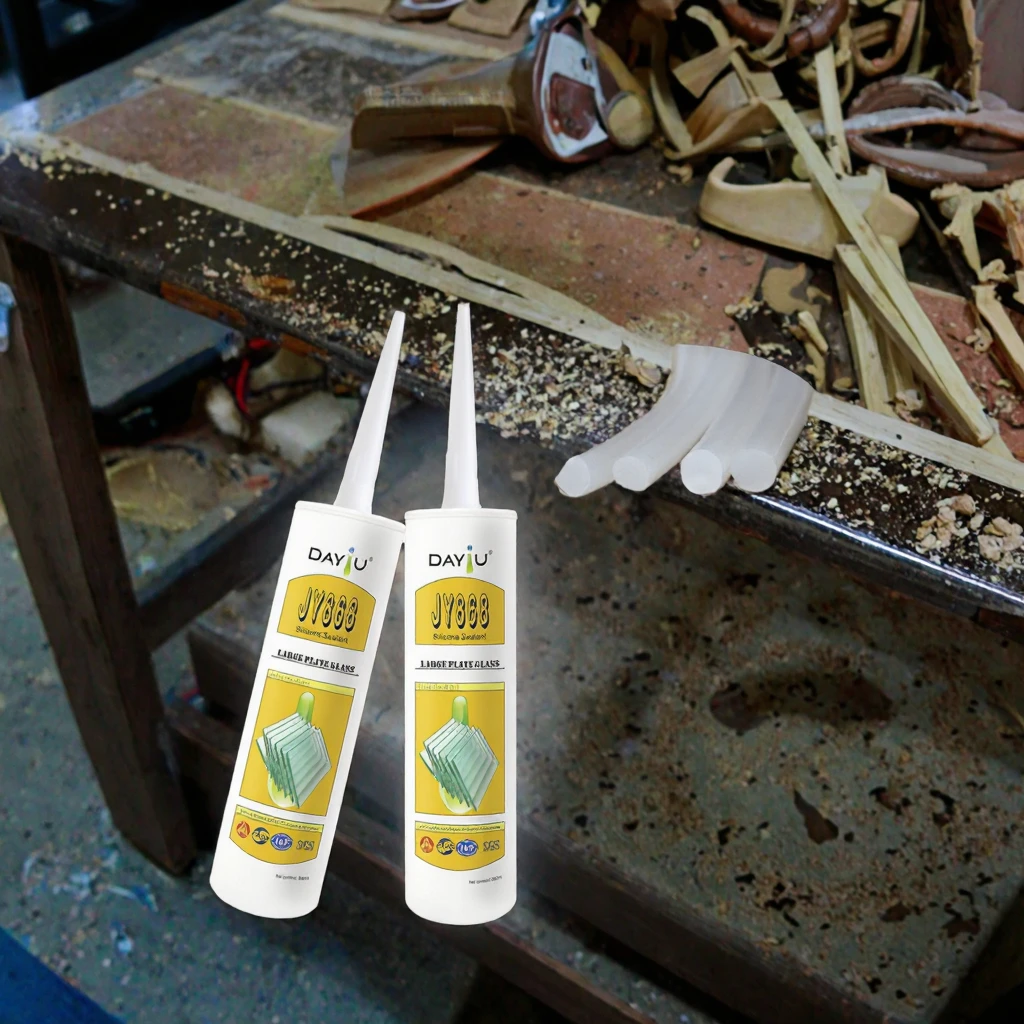One-Component Silicone Sealant for Waterproof Building Transportation Acetic Glass Glue for Construction Woodworking for Packing factory