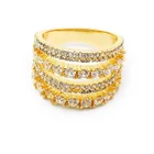 Ring Rings Luxury Jewelry Cubic Zirconia Vintage Long Finger Ring For Men And Women Bridal Party Ring