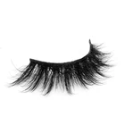 Mink Mink Vendor Customized Private Label Wholesale Mink Effect Silk Eyelash 25 Mm Fluffy Mink Eyelash Vendor