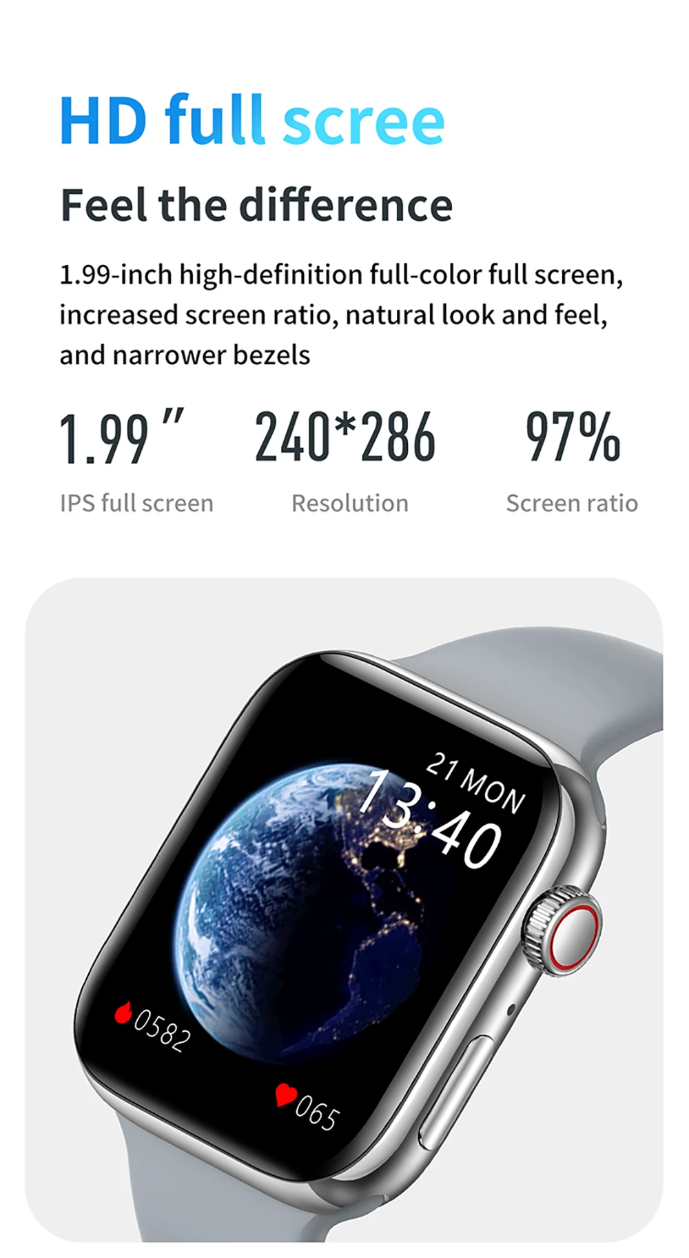 Smartwatch Z51 Series 7 Bluetooth Calls 1.92inch Voice Assistant