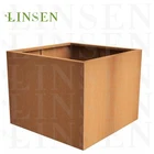 Cut Pot Customized Laser Cut Metal Planter Garden Corten Steel Flower Pot