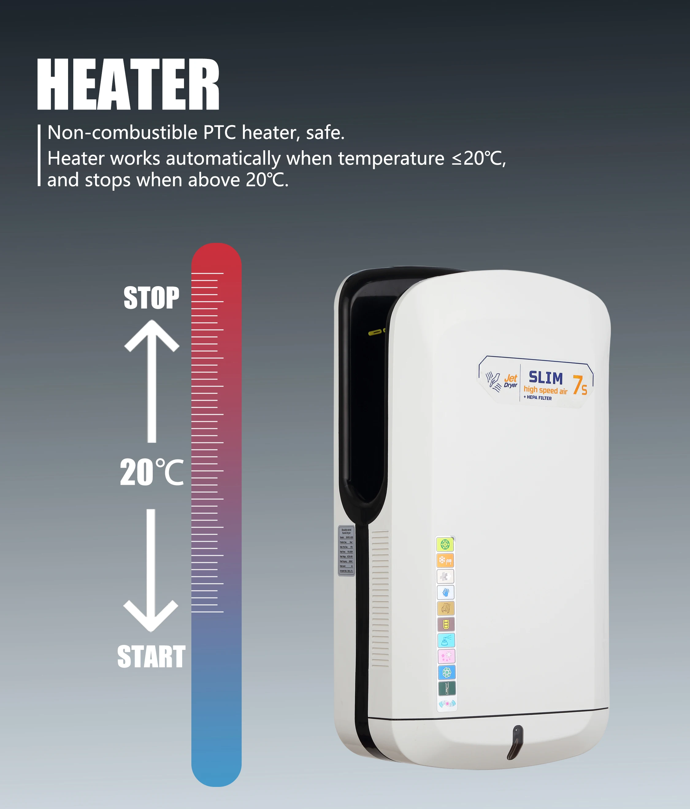 Dryer with Hepa Filter, 220-240, Electric - detail 18