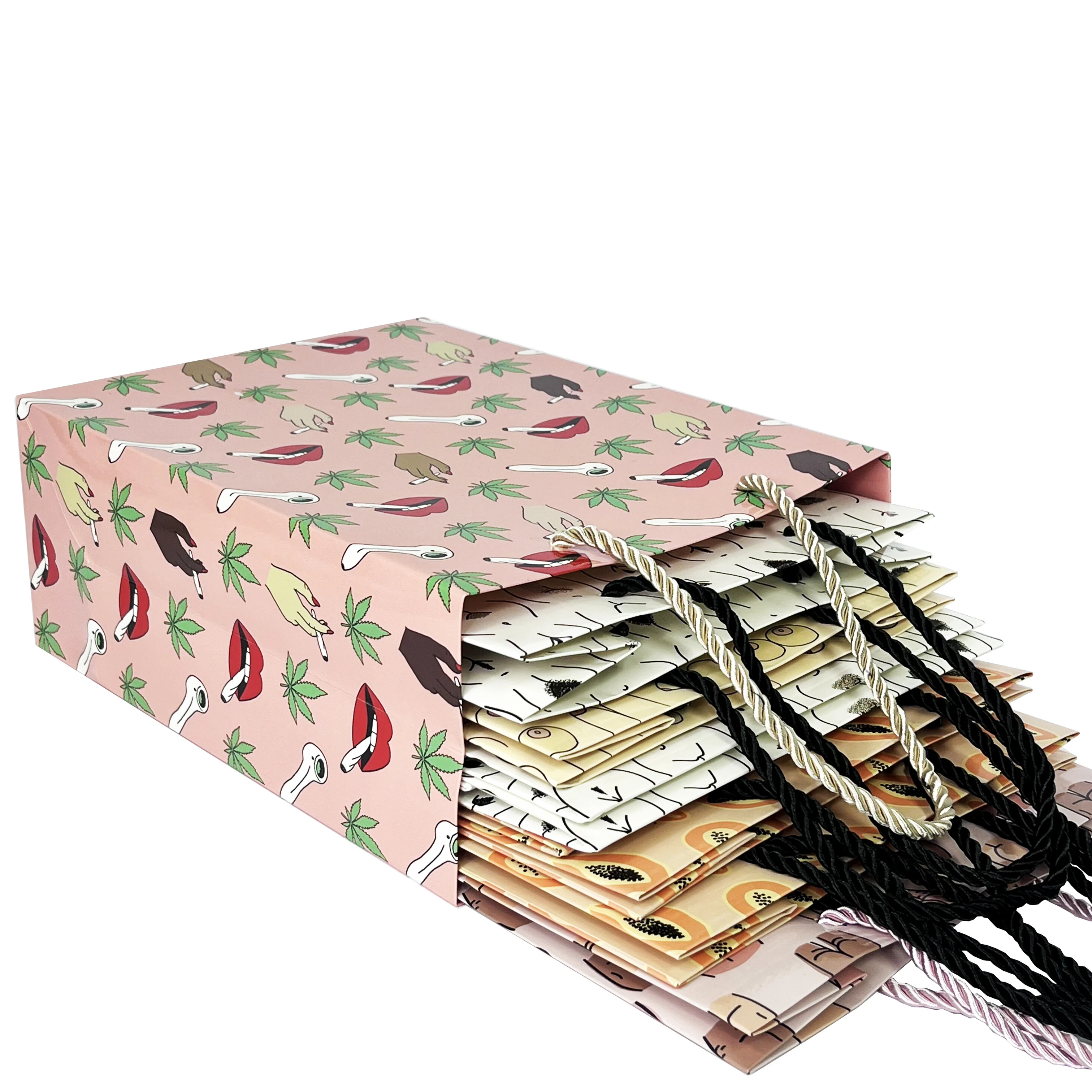 Custom Printed Recyclable Jewelry Set Box Personalized Paper Packaging Handmade Cardboard with Pouch Bag manufacture