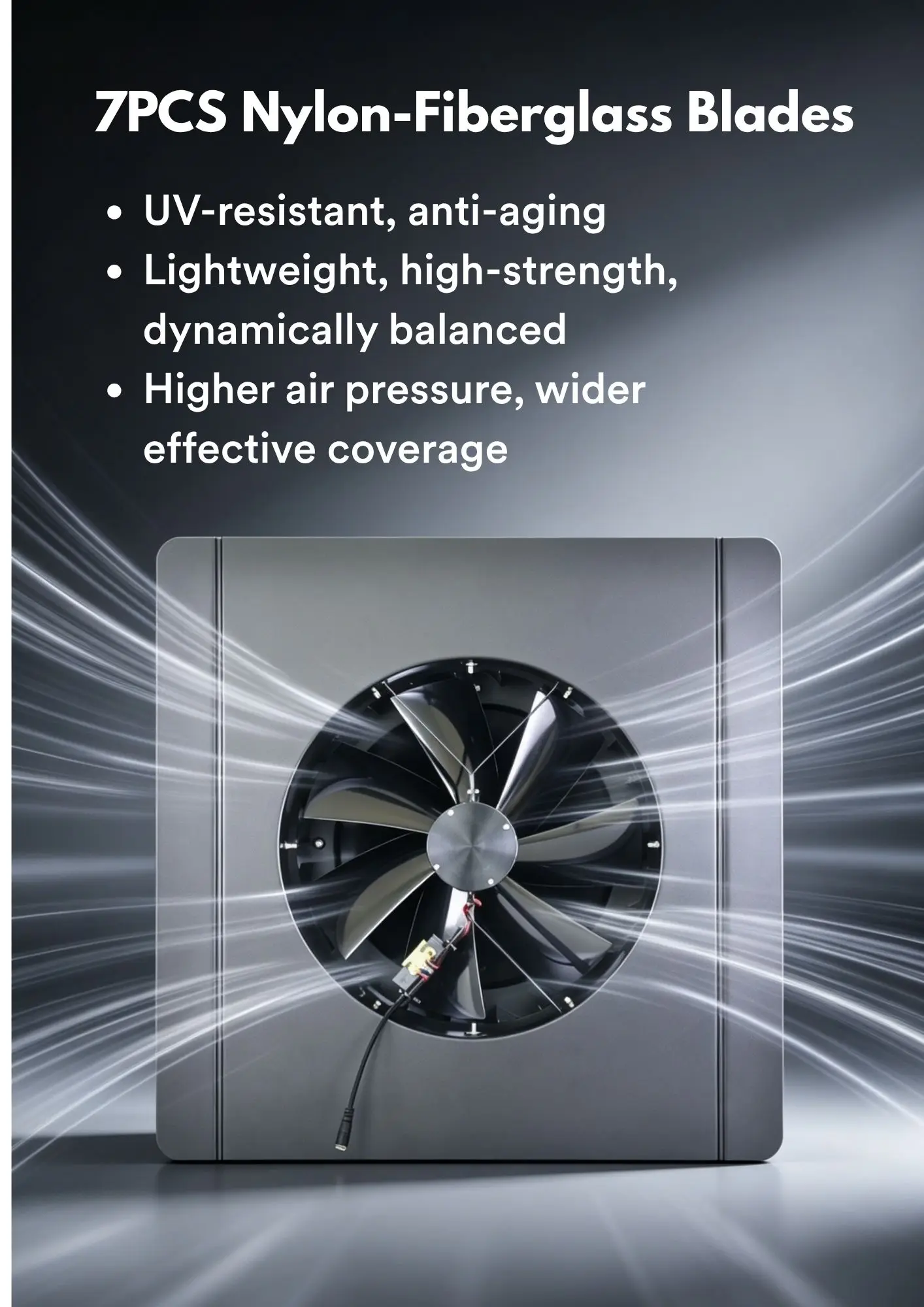 Waterproof Solar Attic Fan, IP68, Brushless, Roof - detail 6