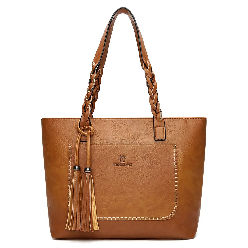 Bags Fringed Bags H&M Fringed Bag brown casual look 