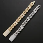 Diamond Fashion Diamond Bellona OEM Collar Cubano Personalize Colorful Heavy Hip Hop Cuban Link Necklace