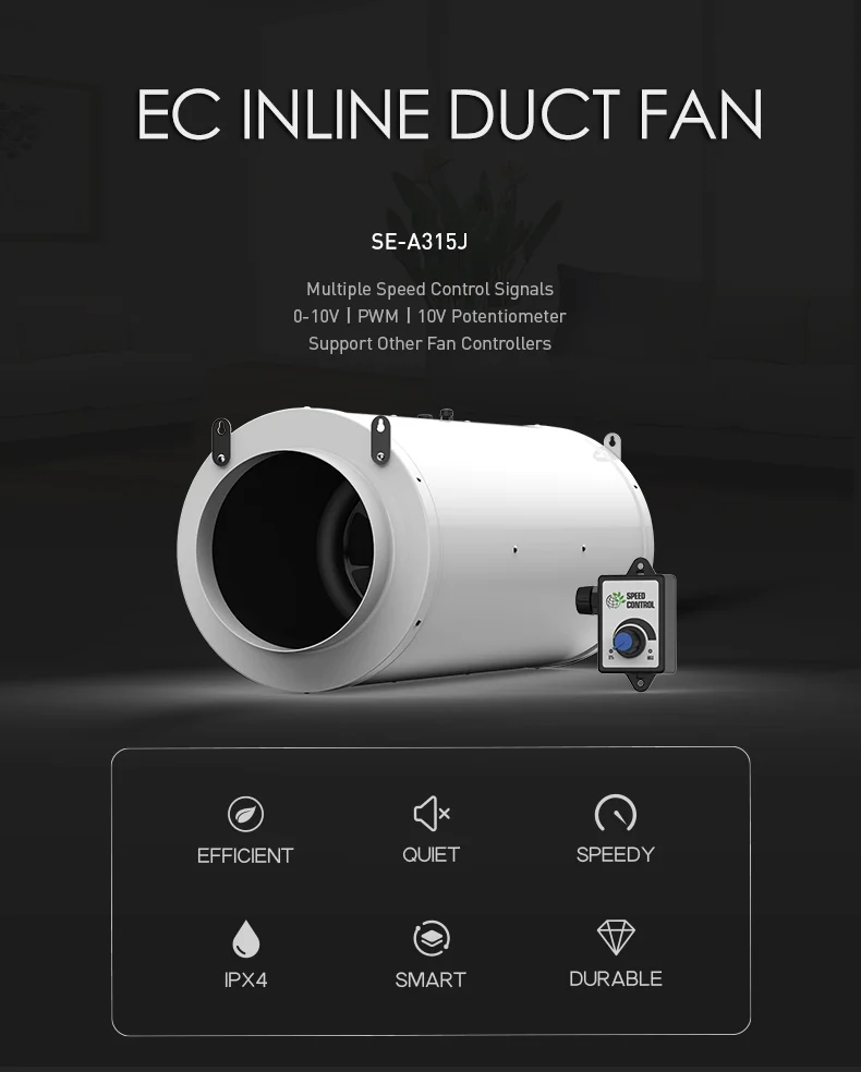 Mixed Flow Fan, 315mm, 110V, 1639 - detail 2