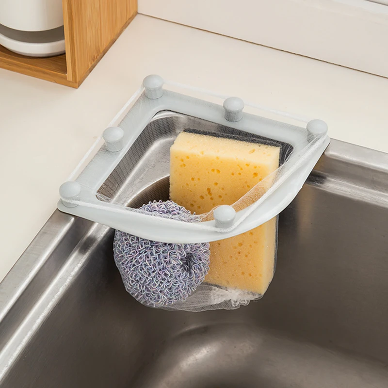 Kitchen  Disposable Portable filter sink net filter strainer mesh for sink Rack Sewer Triangular Outfall Drain Strainer