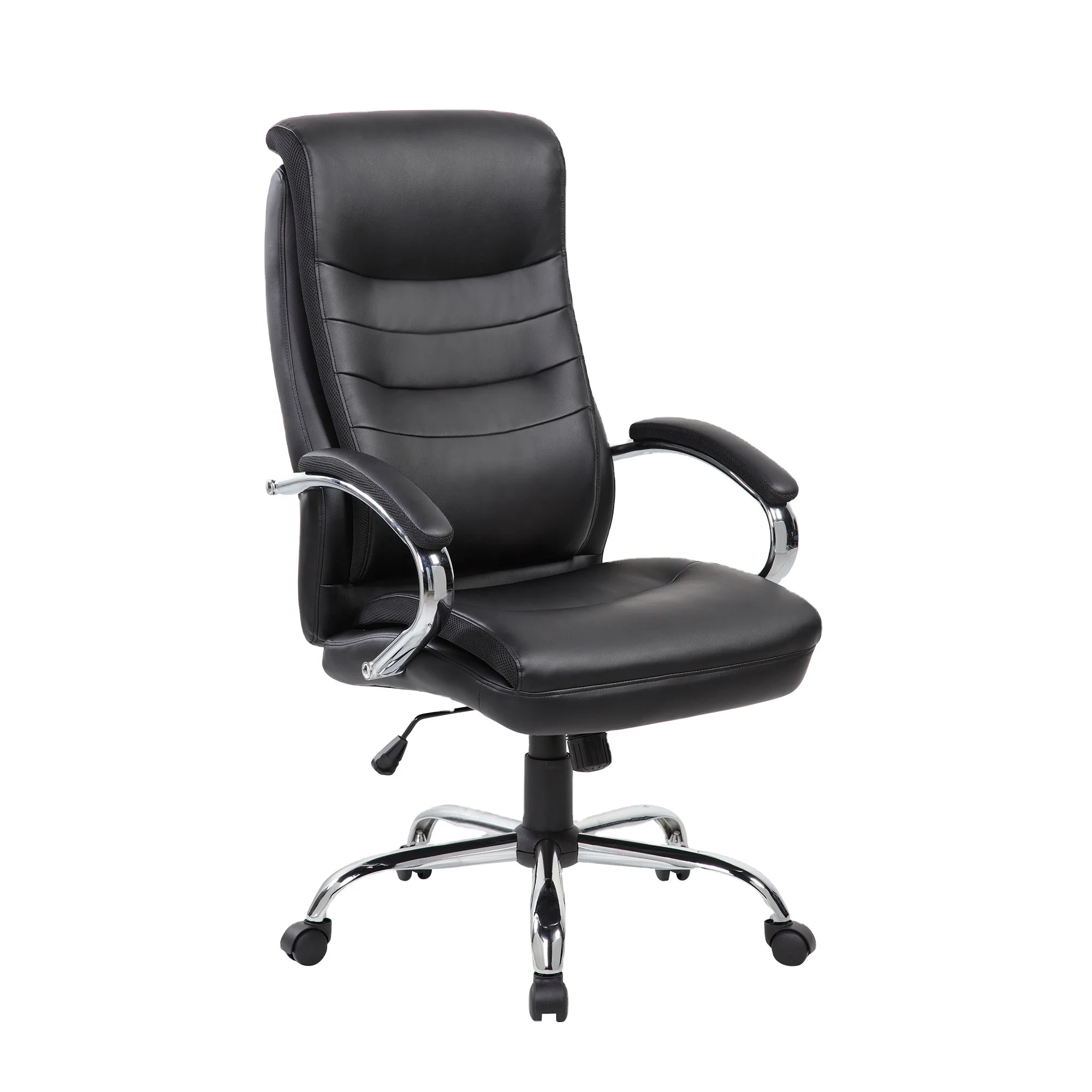 staples high back leather chair