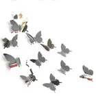 Butterfly Wall 3D PVC Self-adhensive Butterfly Mirror Wall Sticker Wall Decal Sticker