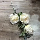 White Flowers Manufacturers Wedding Hotel White Series Simulation Flowers White Roses Artificial Flowers