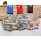 The Medals Factory Oem Antique Gold Silver Bronze Metal 3D Sport Medals Tennis