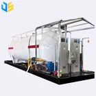 China Hot Sale Mobile LPG Cylinder Gas Filling Station LPG Skid Station