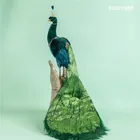 Christmas Holiday High Quality Hot Green Peacock Animal Pet Toy Outdoor Christmas Holiday Decorations Decoration