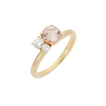 Custom Design Gold Plating Gemstone Ring Engagement Ring Jewelry For Women Wedding
