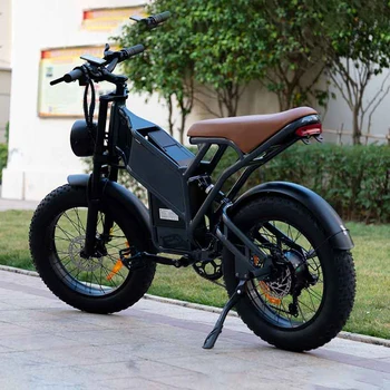 Factory Wholesale Fat Tire Electric Bike E bike Price Fatbike 750W Motor 48V 20Ah Battery 6 Speed 20 inch Electric Bicycle