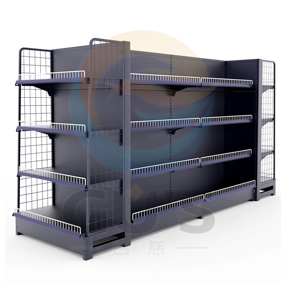 product factory price powder coating custom layer supermarket shelves frosted supermarket display shelves-6