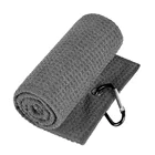 Stock Products High Quality 30*50cm Microfiber Waffle Golf Towel With Hook And Grommet