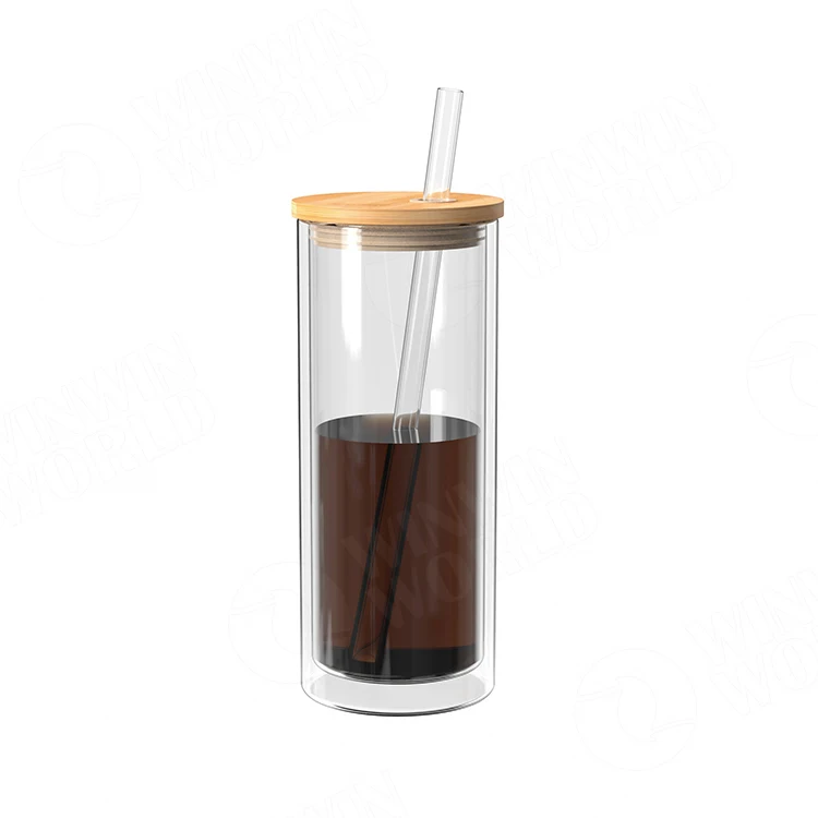 Sublimation blank glass boba tea cup,insulated travel cup smoothie glass tumbler with boba straws for smoothie,coffee,boba tea Sublimation blank glass boba tea cup,insulated travel cup smoothie glass tumbler with boba straws for smoothie,coffee,boba tea