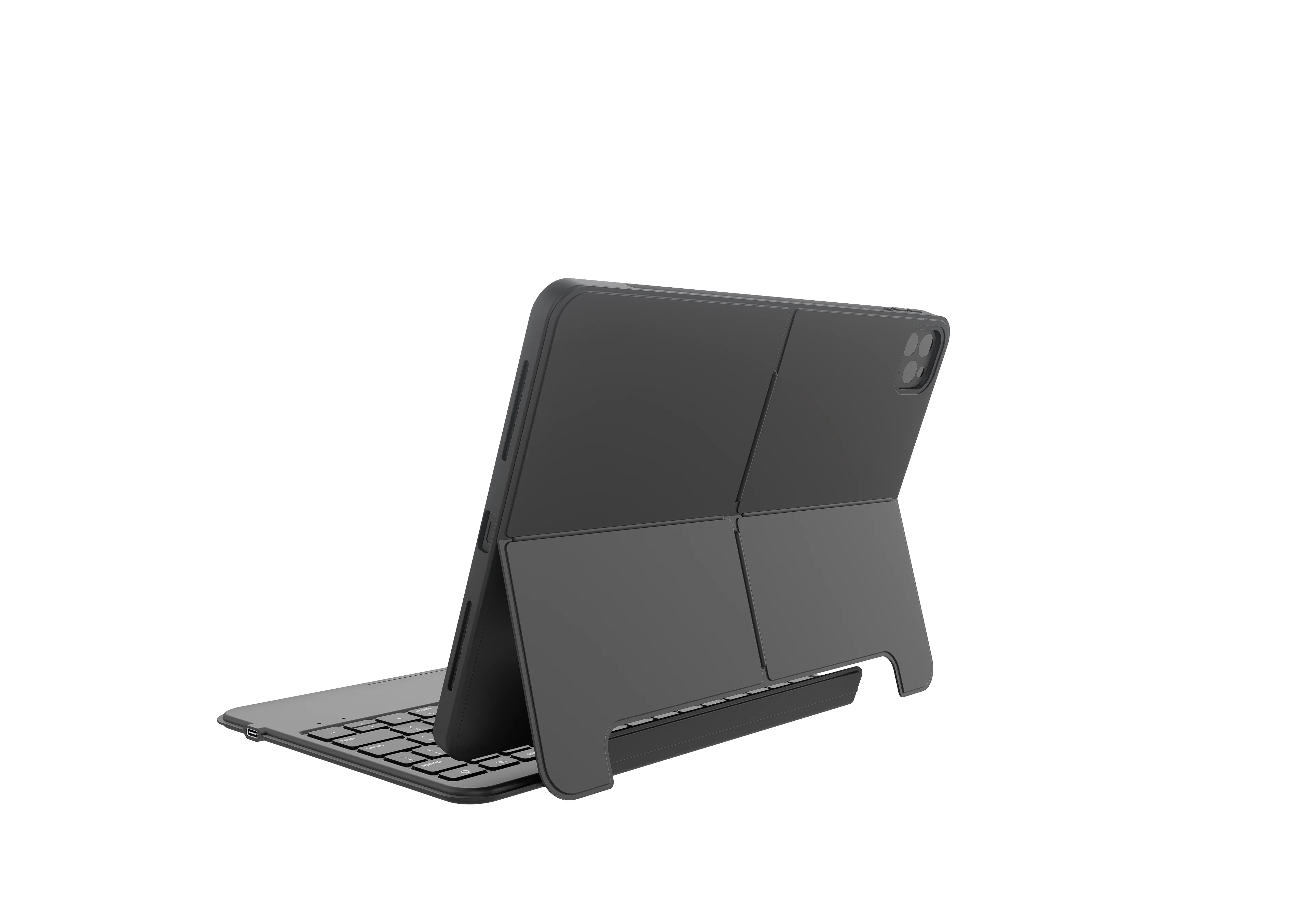 product for ipad a16 11 2025 magnetic portrait and landscape detachable keyboard case writing viewing modes larger precision trackpad-7