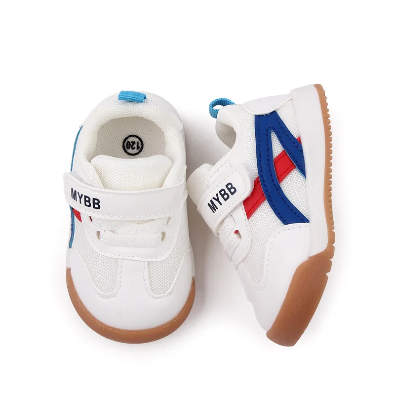 Spring and Autumn Double Mesh Design Breathable Sports Children's Baby Toddler Shoes factory