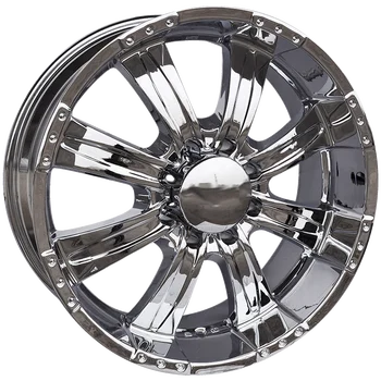 8 spoke chrome alloy wheel manufacturer PCD 8x165.1, 20*9 for GMC-SAVANA Ford E350 deep lip wheel rims